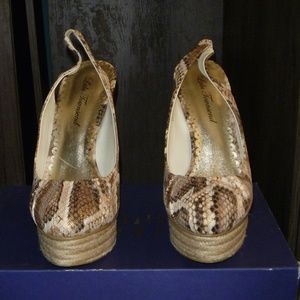 Lulu Townsend Sling Back Platform Heels